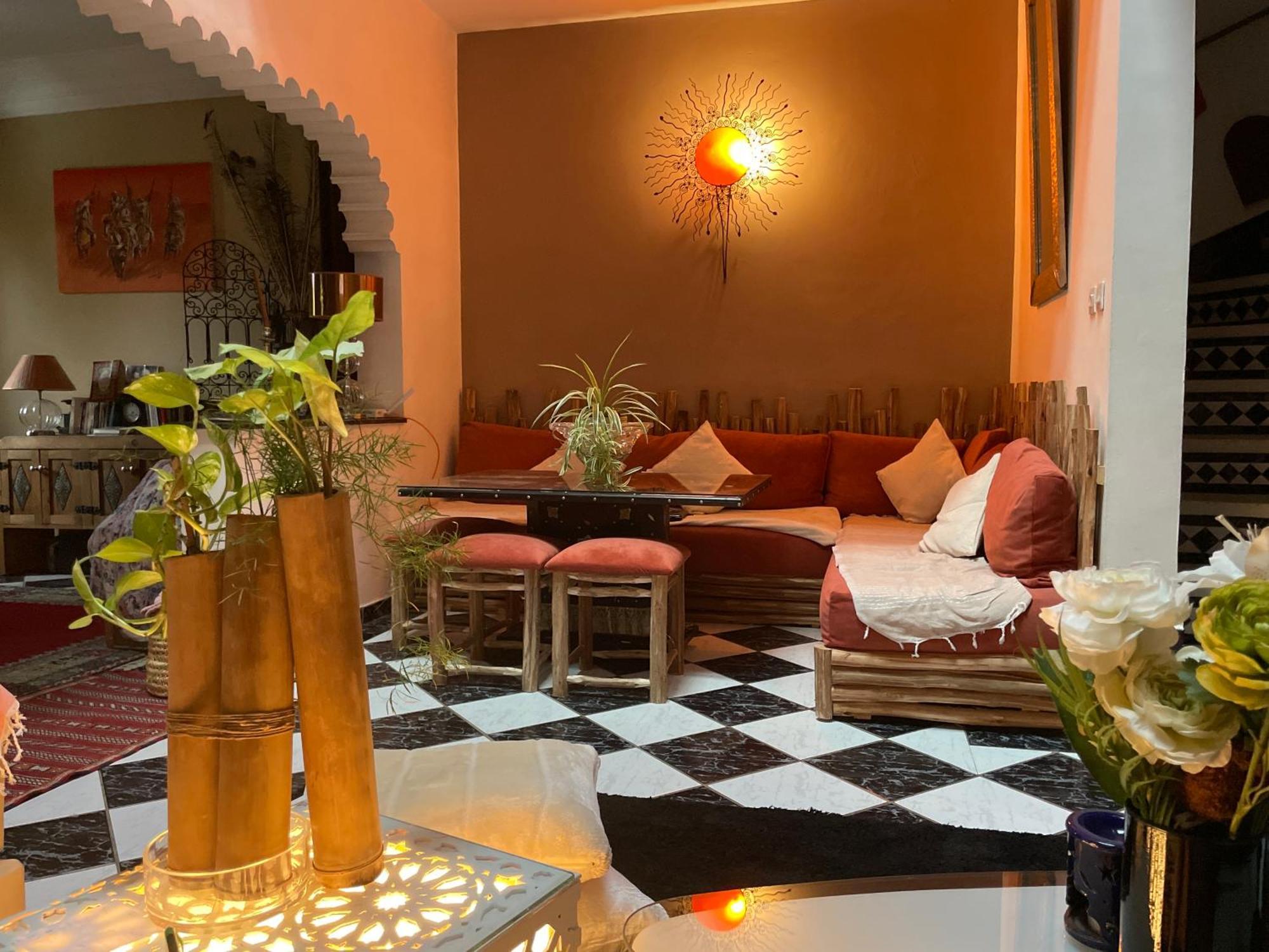 Riad Palmier Fleuri Marrakesch Exterior foto