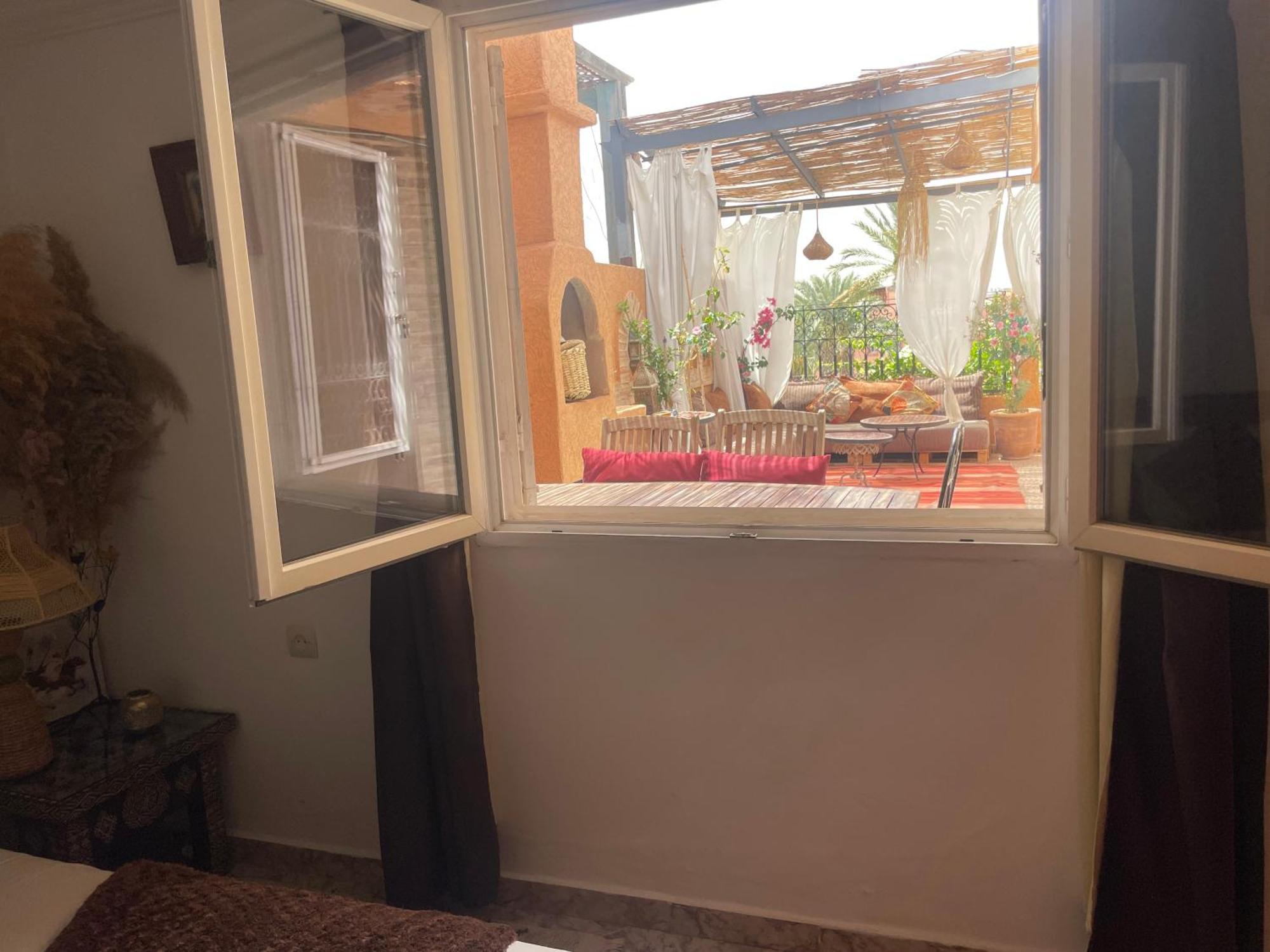 Riad Palmier Fleuri Marrakesch Exterior foto