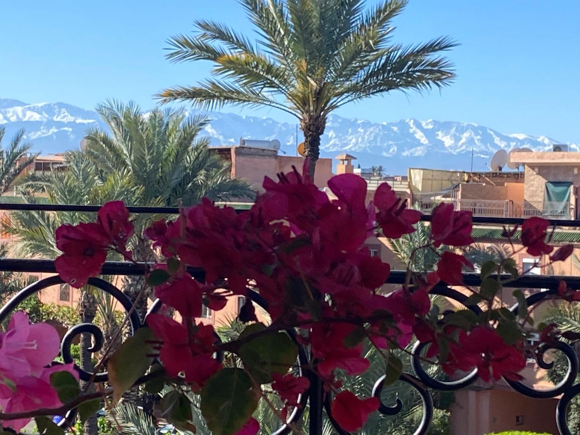 Riad Palmier Fleuri Marrakesch Exterior foto