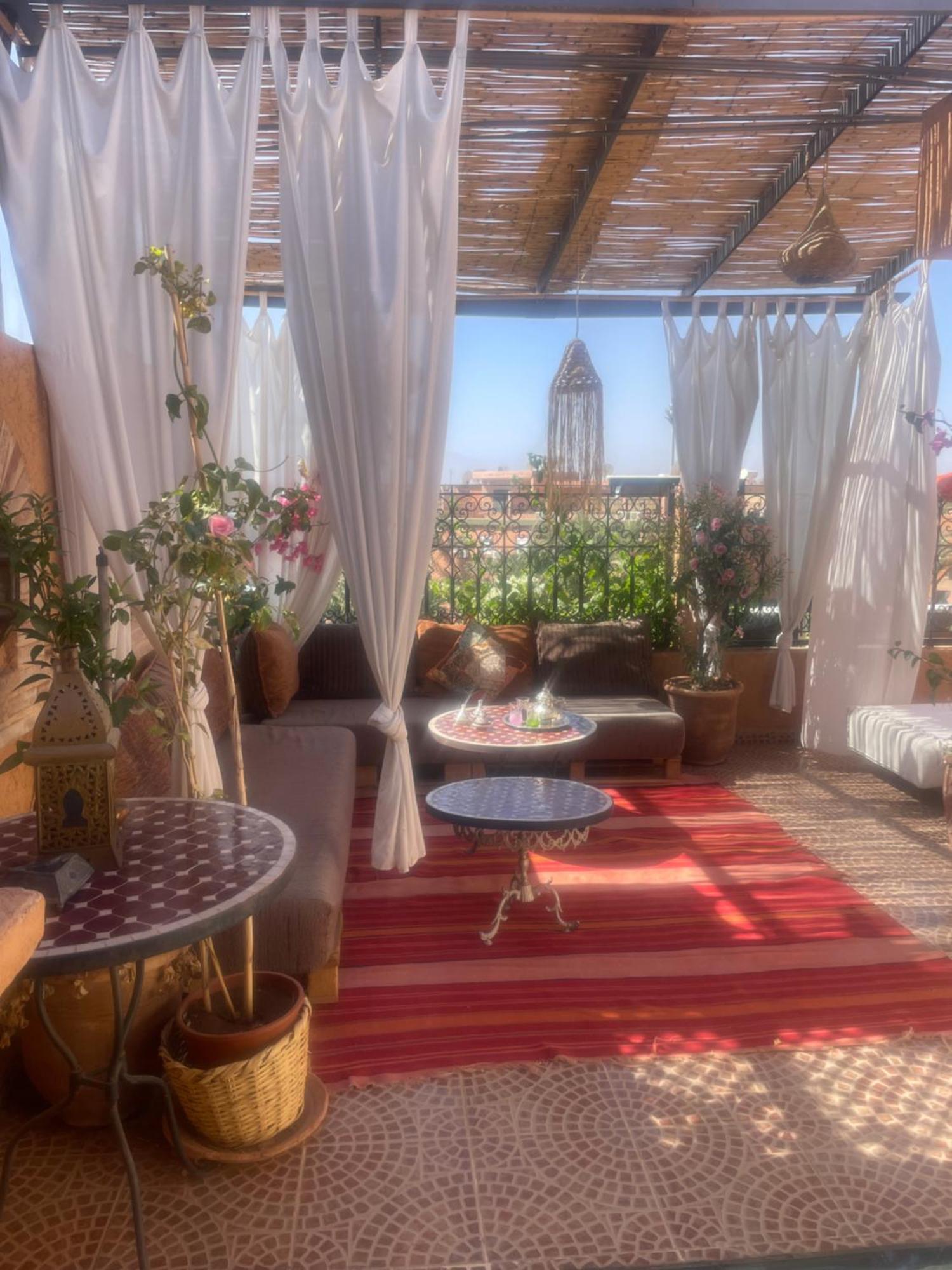 Riad Palmier Fleuri Marrakesch Exterior foto