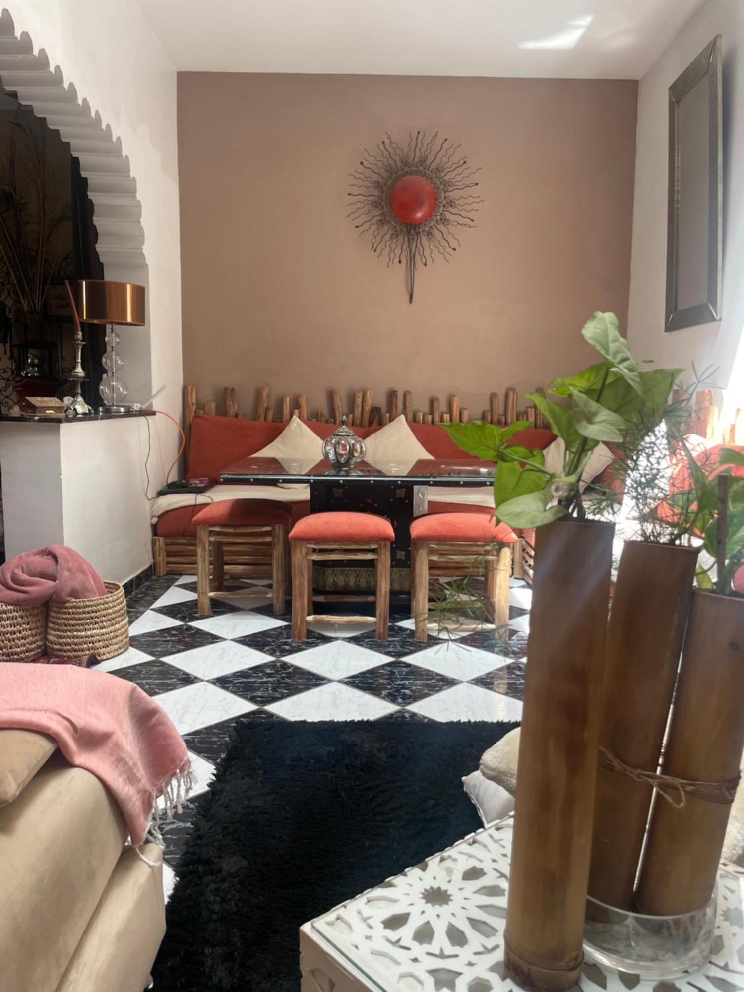 Riad Palmier Fleuri Marrakesch Exterior foto